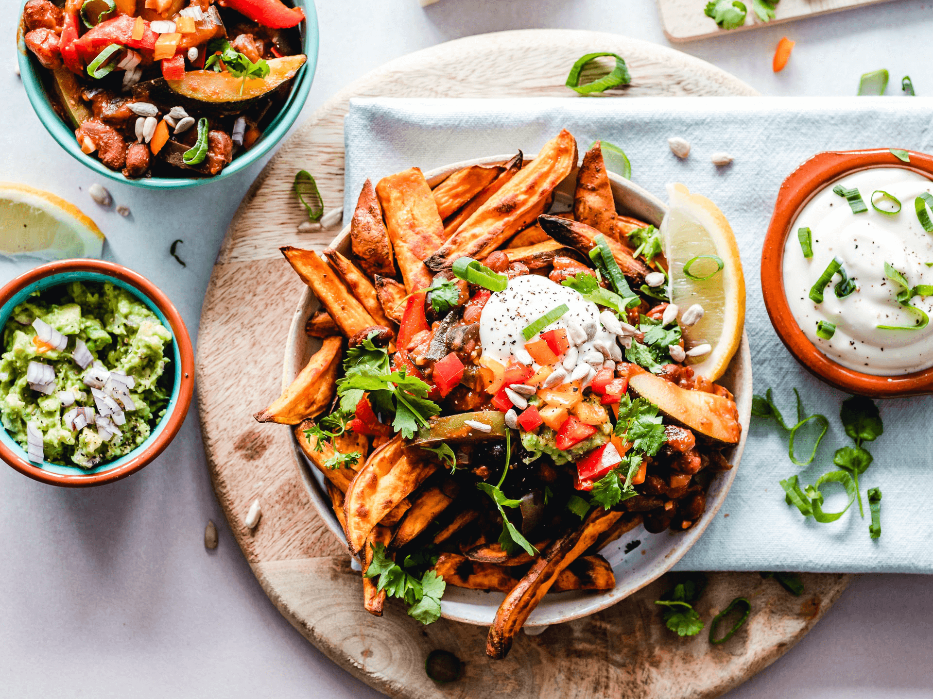 Sweet Potato Fries Bowl